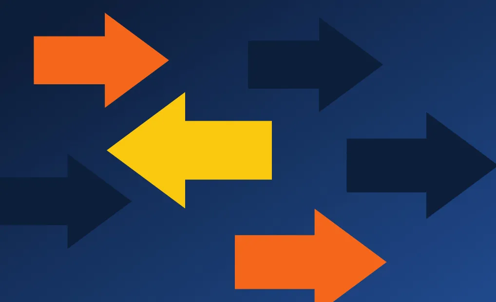 arrows depicting tech and Coding in South Africa